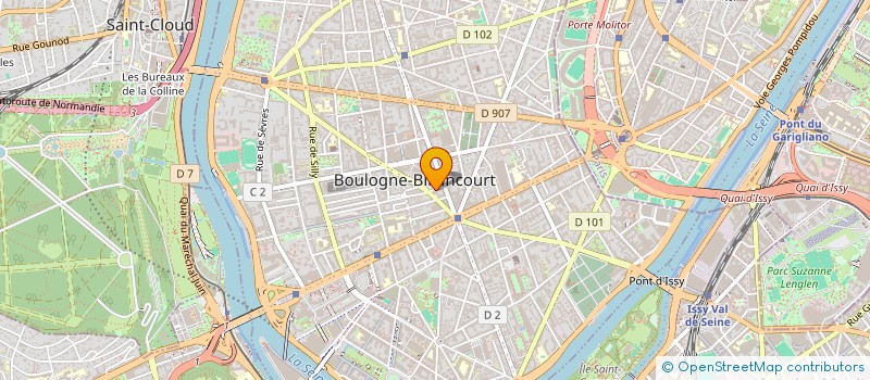 localisation de l'entreprise MONSIEUR FLORIAN BELAUD  BOULOGNE-BILLANCOURT