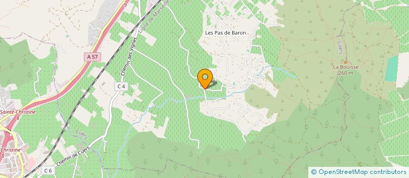 localisation de l'entreprise MONSIEUR FLORIAN BELLANGER  CUERS