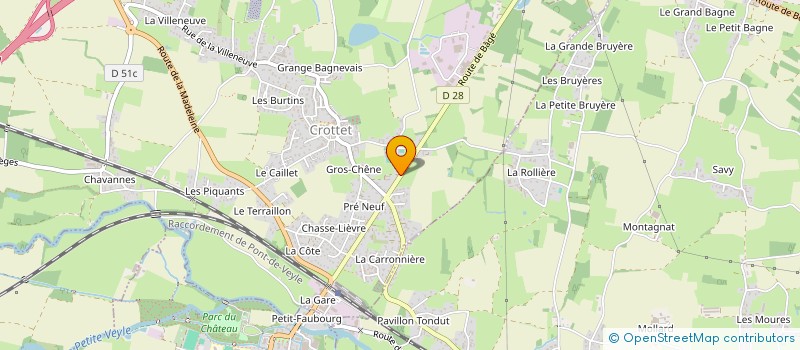 localisation de l'entreprise MONSIEUR FLORIAN BELLIER à CROTTET