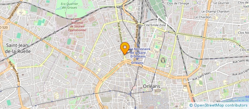 localisation de l'entreprise MONSIEUR FLORIAN BELMONTE à ORLEANS