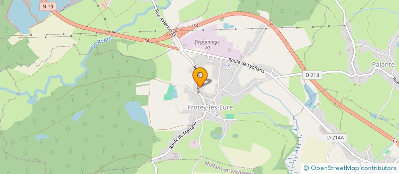 localisation de l'entreprise MONSIEUR FLORIAN BELUCHE  LANTENOT