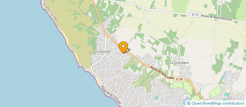 localisation de l'entreprise MONSIEUR FLORIAN BERASALUCE  BRETIGNOLLES-SUR-MER