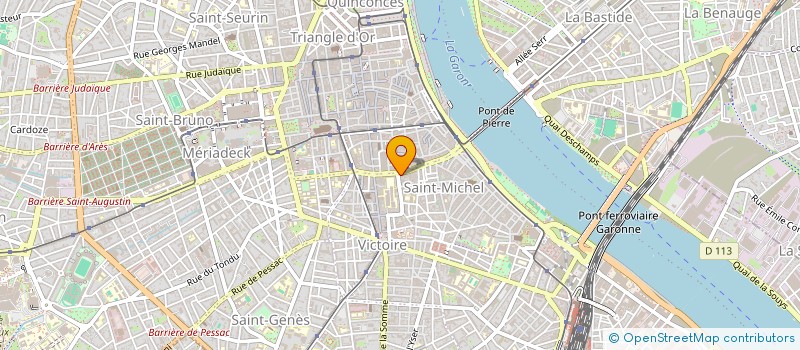 localisation de l'entreprise MONSIEUR FLORIAN BERGEOT  BORDEAUX