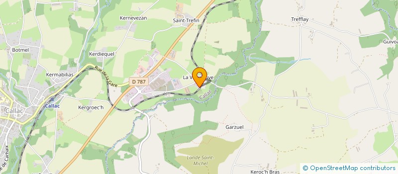 localisation de l'entreprise MONSIEUR FLORIAN BERLIVET  CALLAC