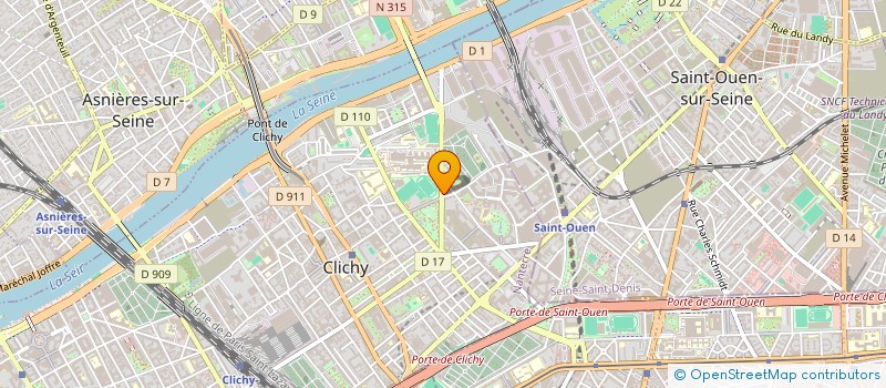 localisation de l'entreprise MONSIEUR FLORIAN BERNARD à CLICHY