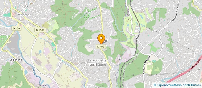 localisation de l'entreprise MONSIEUR FLORIAN BERNARD à LA ROQUETTE-SUR-SIAGNE