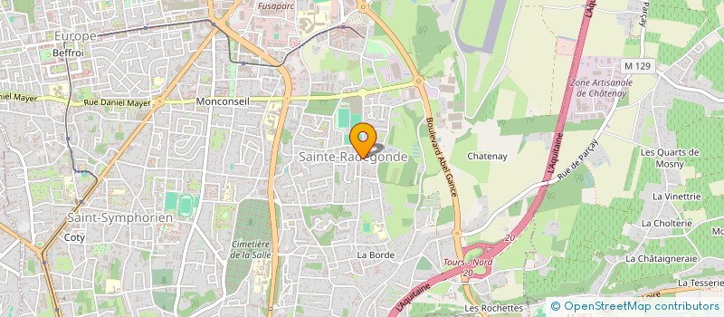 localisation de l'entreprise MONSIEUR FLORIAN BERNARD  TOURS