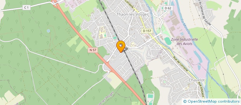 localisation de l'entreprise MONSIEUR FLORIAN BERNARDI  THAON-LES-VOSGES