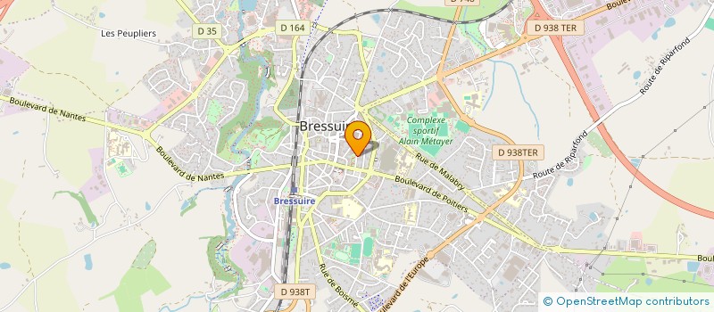 localisation de l'entreprise MONSIEUR FLORIAN BERNIER  BRESSUIRE