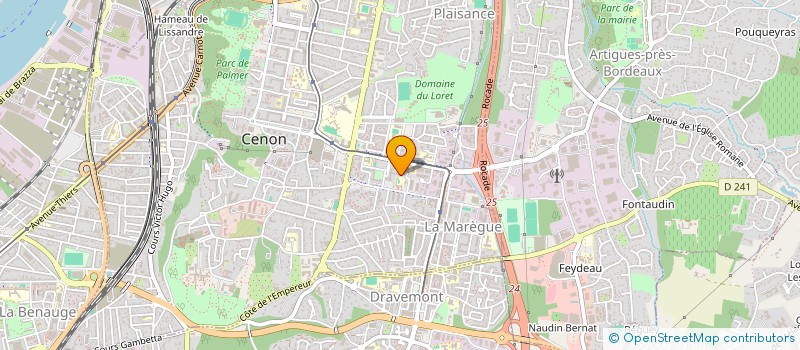 localisation de l'entreprise MONSIEUR FLORIAN BERTAGNOLI  CENON