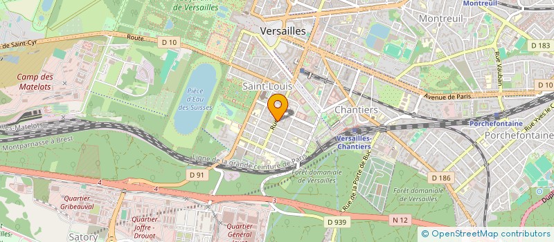localisation de l'entreprise MONSIEUR FLORIAN BERTHON à VERSAILLES