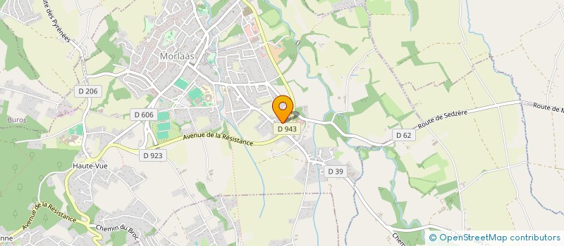 localisation de l'entreprise MONSIEUR FLORIAN BERTIN à MORLAAS