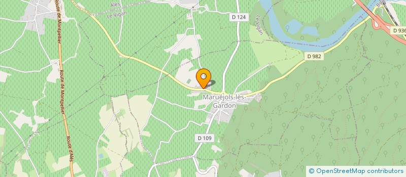 localisation de l'entreprise MONSIEUR FLORIAN BERTRAND  MARUEJOLS-LES-GARDON