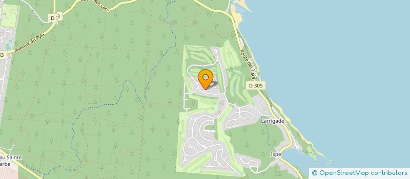 localisation de l'entreprise MONSIEUR FLORIAN BERTRAND  BISCARROSSE