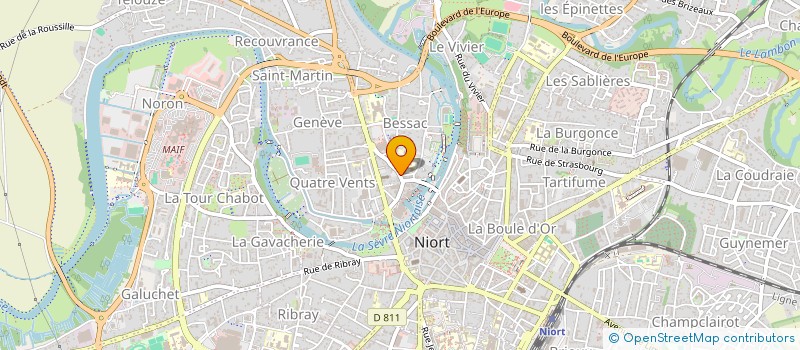 localisation de l'entreprise MONSIEUR FLORIAN BERTRON  NIORT