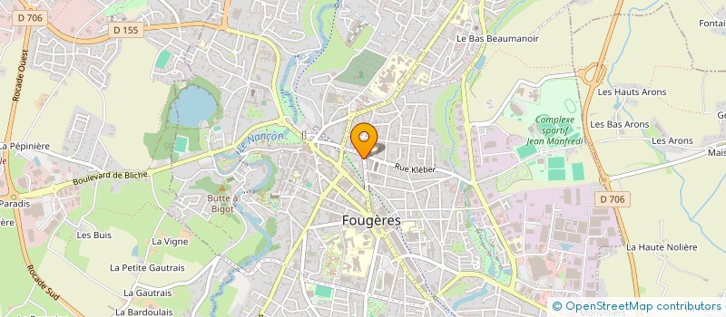 localisation de l'entreprise MONSIEUR FLORIAN BESNARD  FOUGERES