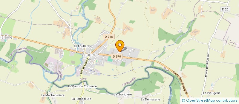 localisation de l'entreprise MONSIEUR FLORIAN BESNARD à RIVES D'ANDAINE