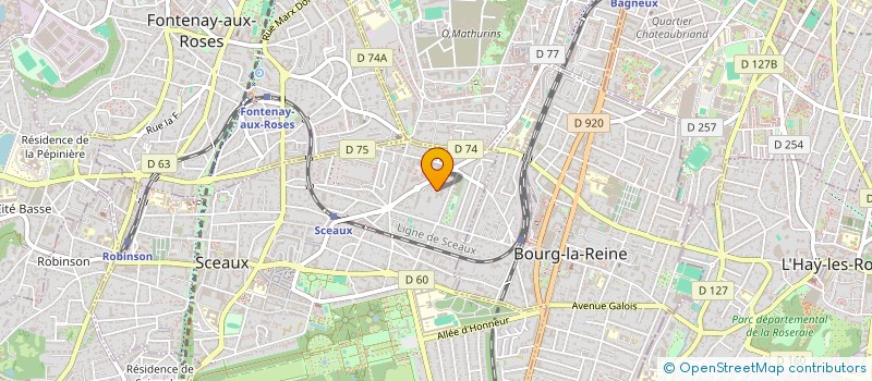 localisation de l'entreprise MONSIEUR FLORIAN BESTEL à SCEAUX