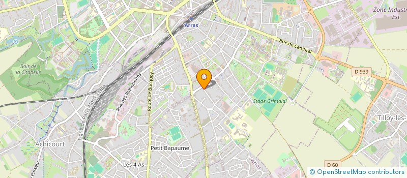 localisation de l'entreprise MONSIEUR FLORIAN BEULAGUET à ARRAS