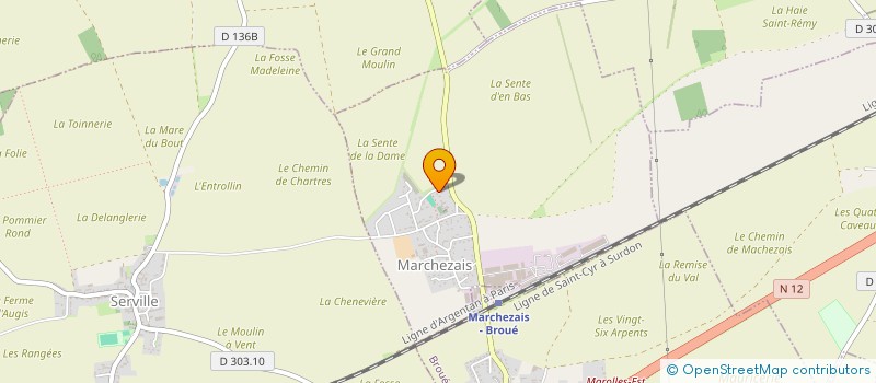 localisation de l'entreprise MONSIEUR FLORIAN BEUNAICHE à MARCHEZAIS