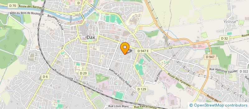 localisation de l'entreprise MONSIEUR FLORIAN BICH  DAX