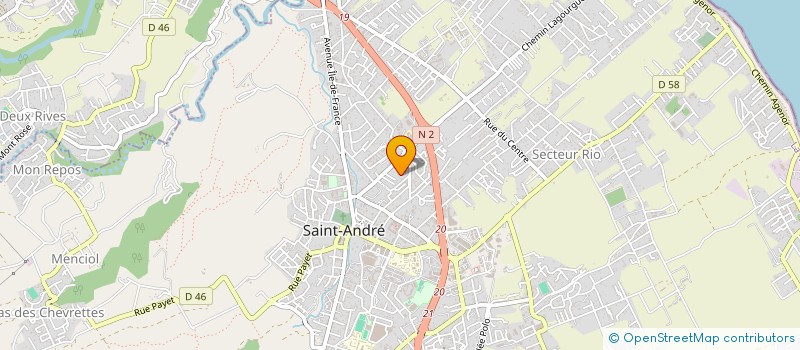 localisation de l'entreprise MONSIEUR FLORIAN BICHON  SAINT-ANDRE