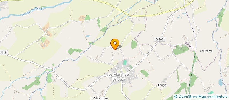 localisation de l'entreprise MONSIEUR FLORIAN BIDAUX  LE MENIL-DE-BRIOUZE