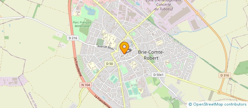 localisation de l'entreprise MONSIEUR FLORIAN BILLEBAULT  BRIE-COMTE-ROBERT