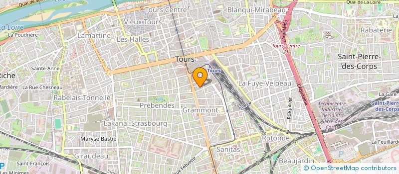 localisation de l'entreprise MONSIEUR FLORIAN BITEAU  TOURS