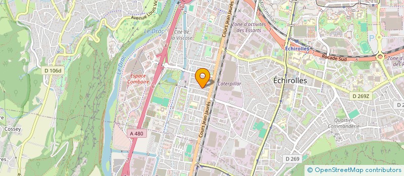 localisation de l'entreprise MONSIEUR FLORIAN BLACHON à ECHIROLLES