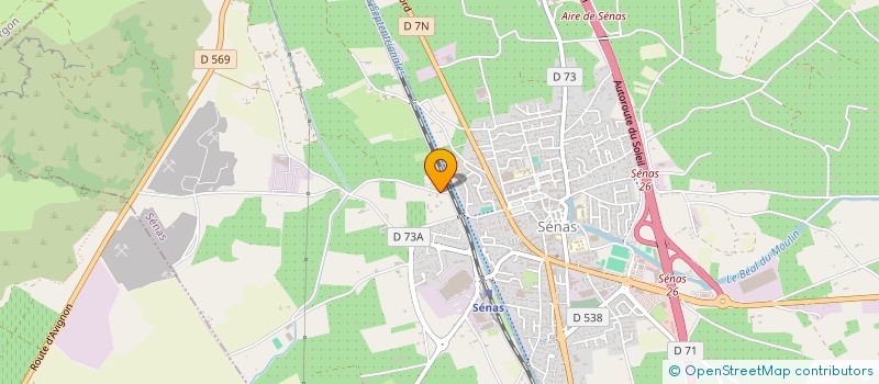 localisation de l'entreprise MONSIEUR FLORIAN BLANC  SENAS