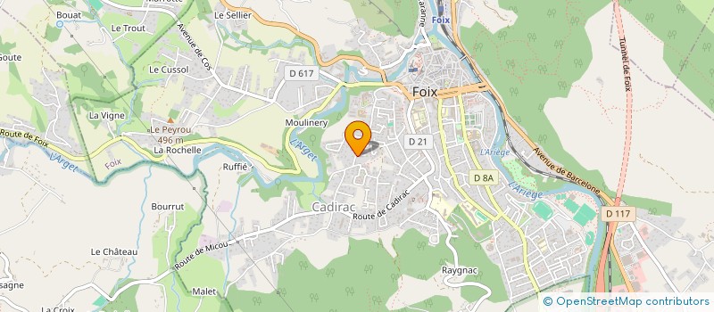 localisation de l'entreprise MONSIEUR FLORIAN BLAZY à FOIX