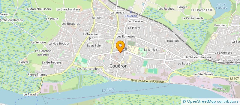 localisation de l'entreprise MONSIEUR FLORIAN BLINEAU à COUERON
