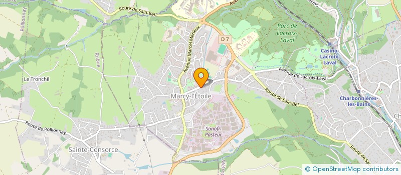 localisation de l'entreprise MONSIEUR FLORIAN BOCOGNANO  MARCY-L'ETOILE