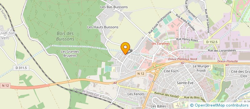 localisation de l'entreprise MONSIEUR FLORIAN BODINIER  TILLIERES-SUR-AVRE