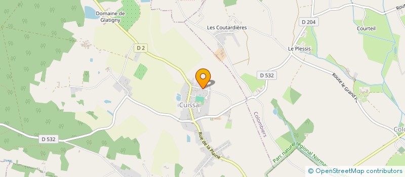 localisation de l'entreprise MONSIEUR FLORIAN BOISTIERE à CUISSAI