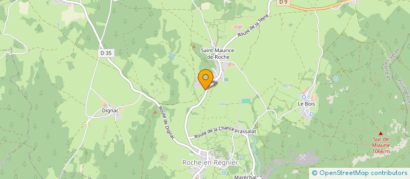 localisation de l'entreprise MONSIEUR FLORIAN BOIT  ROCHE-EN-REGNIER