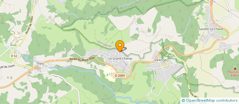 localisation de l'entreprise MONSIEUR FLORIAN BONALDI  SAINT-GENES-CHAMPANELLE