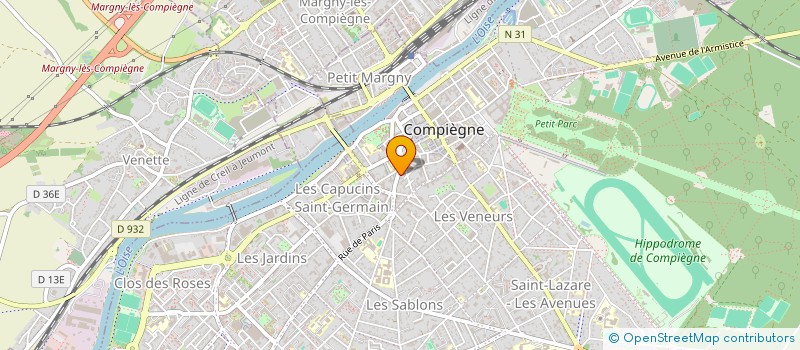 localisation de l'entreprise MONSIEUR FLORIAN BONETTO  COMPIEGNE