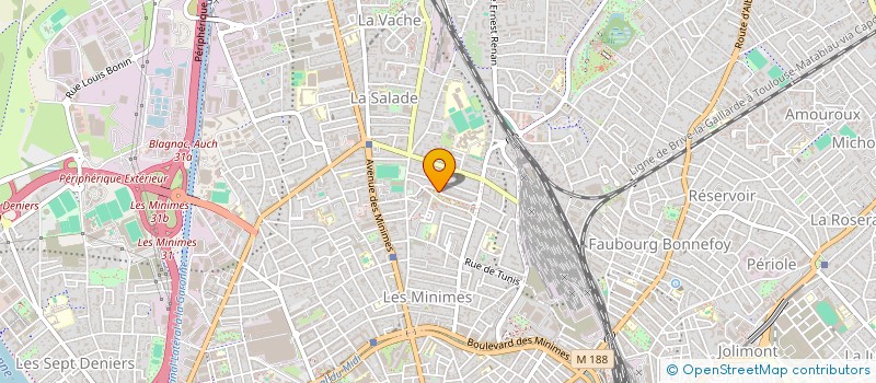 localisation de l'entreprise MONSIEUR FLORIAN BONNEAU à TOULOUSE