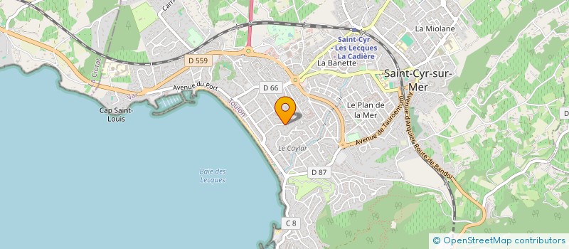 localisation de l'entreprise MONSIEUR FLORIAN BONNET à SAINT-CYR-SUR-MER