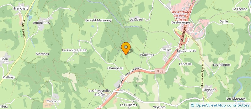 localisation de l'entreprise MONSIEUR FLORIAN BONNET  MONISTROL-SUR-LOIRE