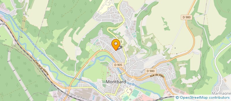 localisation de l'entreprise MONSIEUR FLORIAN BONSANS à MONTBARD