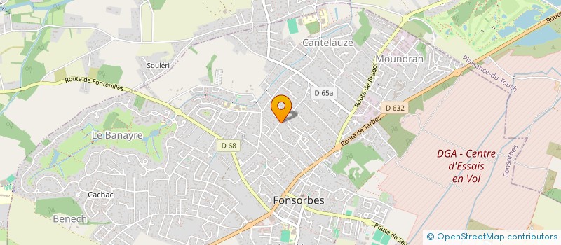localisation de l'entreprise MONSIEUR FLORIAN BONZOM à FONSORBES