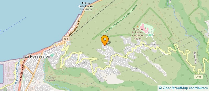 localisation de l'entreprise MONSIEUR FLORIAN BOSSART  LA POSSESSION