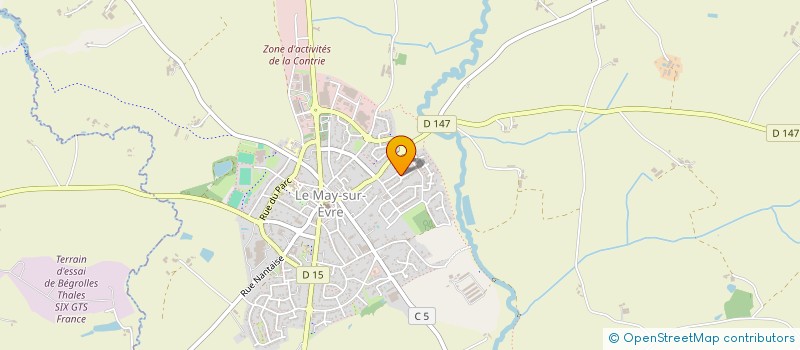 localisation de l'entreprise MONSIEUR FLORIAN BOSSOREILLE  LE MAY-SUR-EVRE