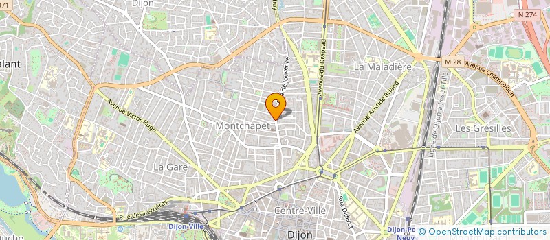 localisation de l'entreprise MONSIEUR FLORIAN BOUCHARD POIROT  AUXONNE