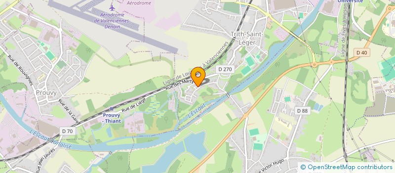 localisation de l'entreprise MONSIEUR FLORIAN BOUCHART  TRITH-SAINT-LEGER