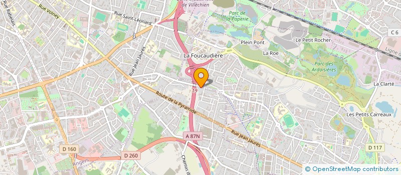 localisation de l'entreprise MONSIEUR FLORIAN BOUDAUD  ANGERS