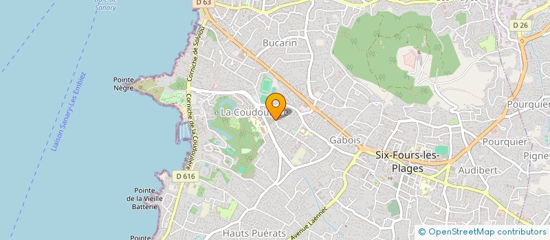 localisation de l'entreprise MONSIEUR FLORIAN BOUGAMONT à SIX-FOURS-LES-PLAGES